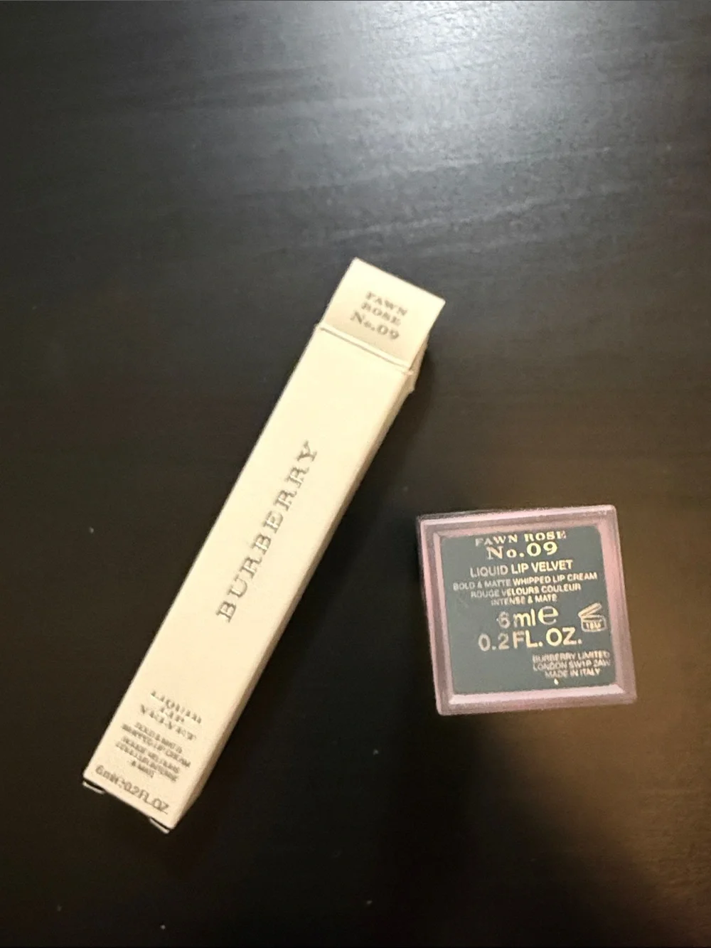 NWT Burberry Liquid Lip Velvet No. 09 Fawn Rose
